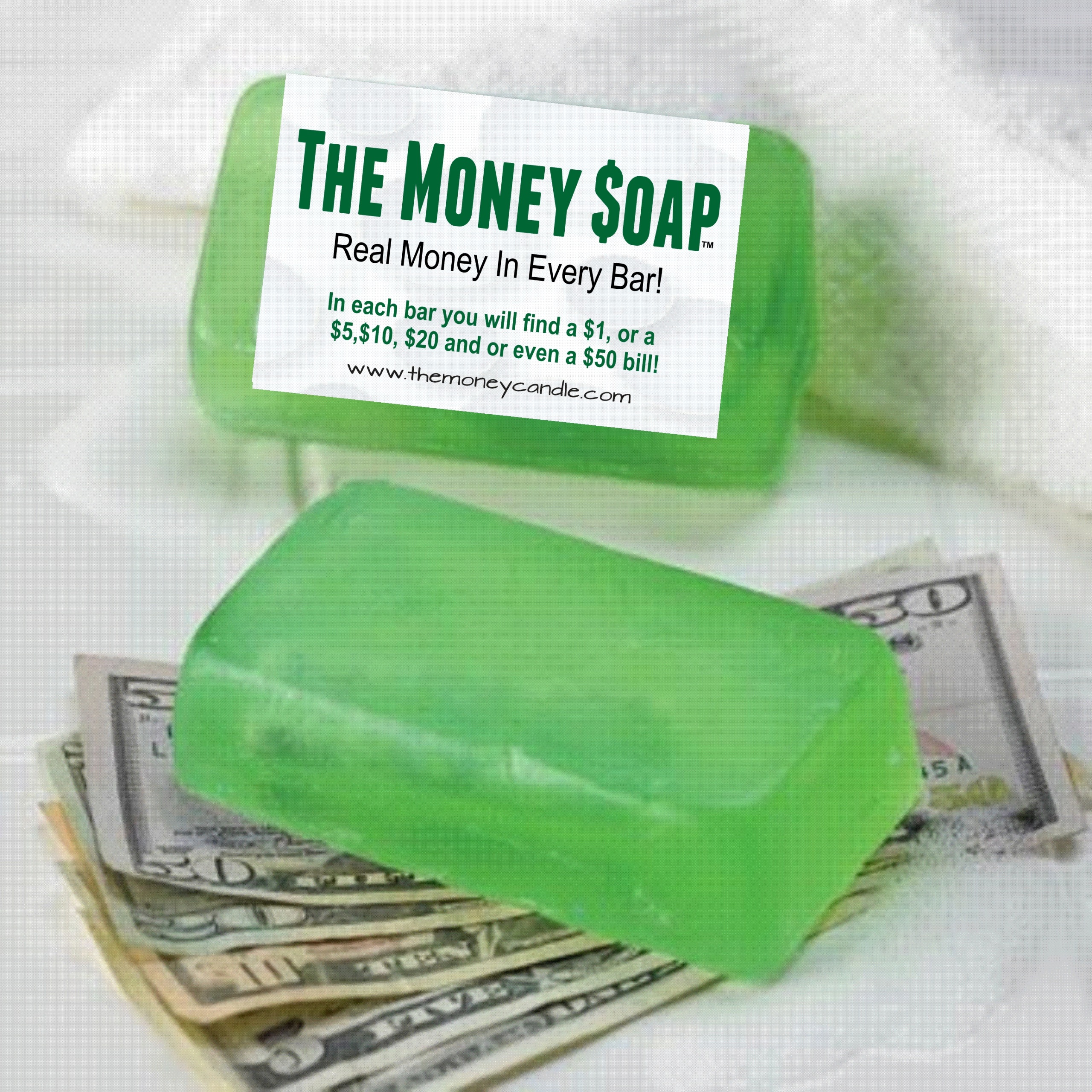 Money Soap | Bar Soap With Money Inside